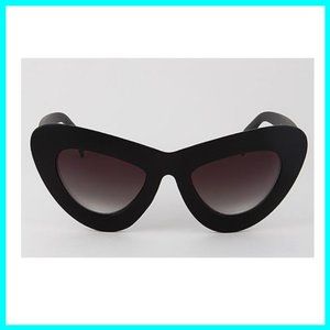 NWT Black Thick Cat Eye Sunglasses